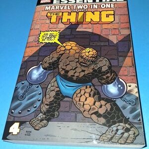 Marvel The Thing #4 Comic Book - Brown & Blue Cover